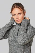 Sweat-shirt personnalisé à capuche 1/4 zip sport unisexe - PA360 – Image 37