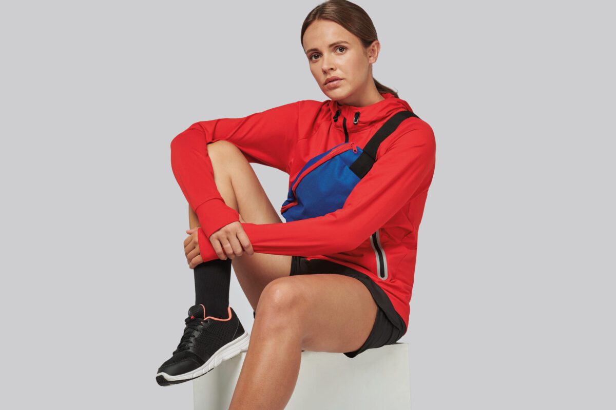 Sweat-shirt personnalisé à capuche 1/4 zip sport unisexe - PA360 – Image 28