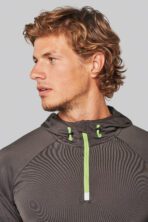 Sweat-shirt personnalisé à capuche 1/4 zip sport unisexe - PA360 – Image 6