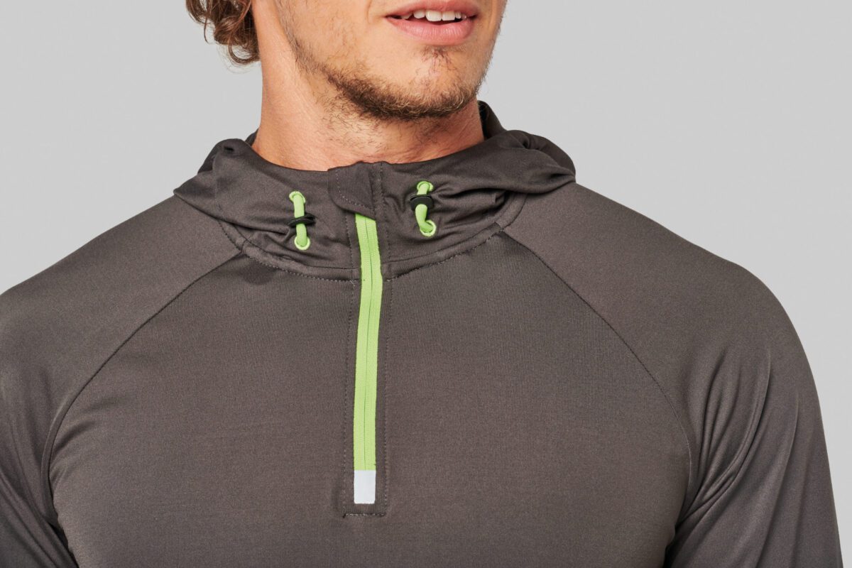 Sweat-shirt personnalisé à capuche 1/4 zip sport unisexe - PA360 – Image 35