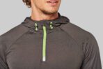 Sweat-shirt personnalisé à capuche 1/4 zip sport unisexe - PA360 – Image 35
