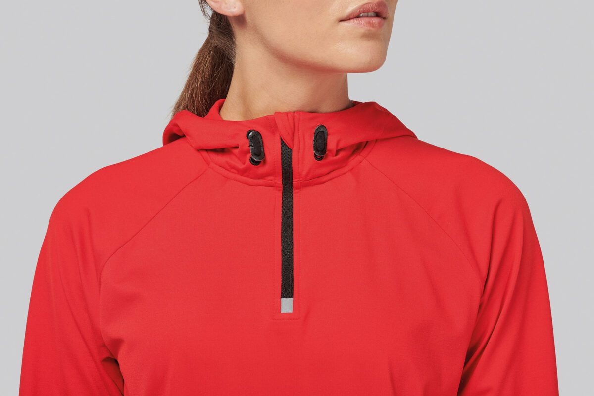 Sweat-shirt personnalisé à capuche 1/4 zip sport unisexe - PA360 – Image 23