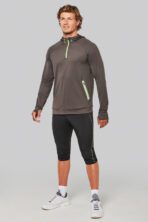 Sweat-shirt personnalisé à capuche 1/4 zip sport unisexe - PA360 – Image 5