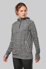Sweat-shirt personnalisé à capuche 1/4 zip sport unisexe - PA360 – Image 16
