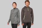 Sweat-shirt personnalisé à capuche 1/4 zip sport unisexe - PA360 – Image 40
