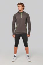 Sweat-shirt personnalisé à capuche 1/4 zip sport unisexe - PA360 – Image 4