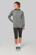 Sweat-shirt personnalisé à capuche 1/4 zip sport unisexe - PA360 – Image 18