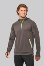 Sweat-shirt personnalisé 1/4 zipé sport