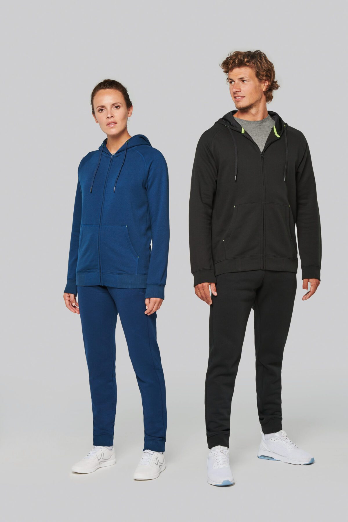 Veste zippée à capuche unisexe – Image 9
