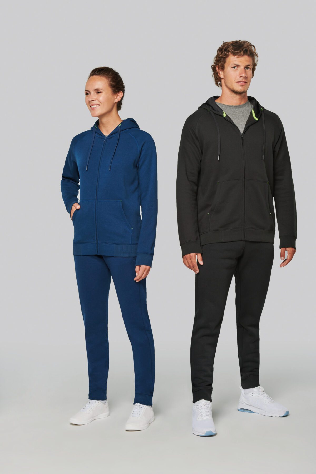 Veste zippée à capuche unisexe – Image 15