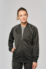 PA384 - Veste de survêtement zippée avec liseré unisexe – Image 27