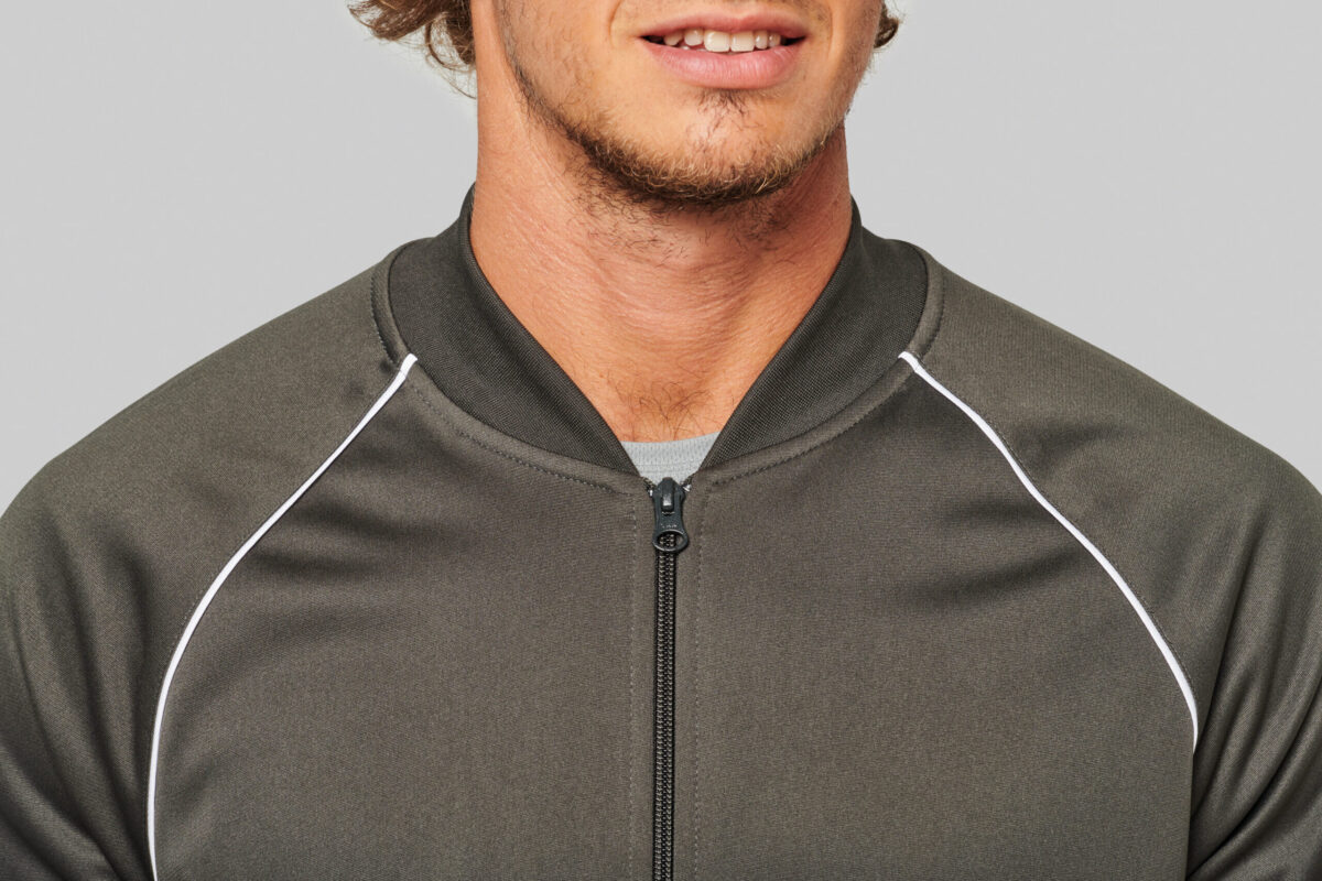 PA384 - Veste de survêtement zippée avec liseré unisexe – Image 16