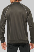PA384 - Veste de survêtement zippée avec liseré unisexe – Image 20