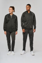 PA384 - Veste de survêtement zippée avec liseré unisexe – Image 28