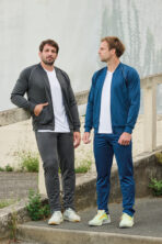 PA384 - Veste de survêtement zippée avec liseré unisexe – Image 12
