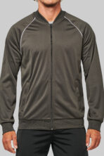PA384 - Veste de survêtement zippée avec liseré unisexe – Image 19