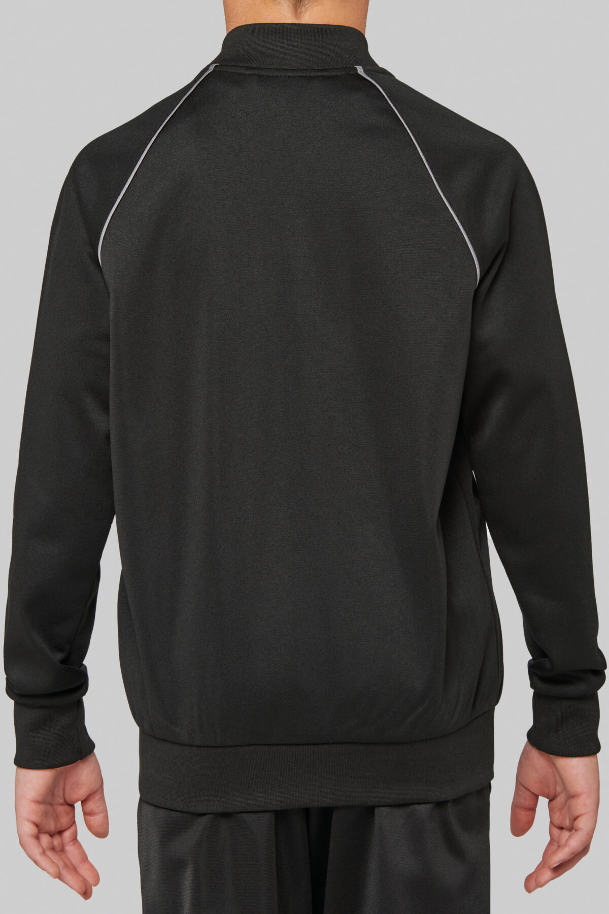 PA385 - Veste de survêtement zippée avec liseré enfant – Image 11