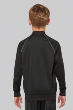PA385 - Veste de survêtement zippée avec liseré enfant – Image 2