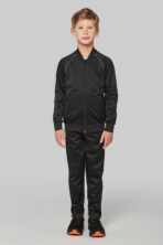 PA385 - Veste de survêtement zippée avec liseré enfant – Image 4