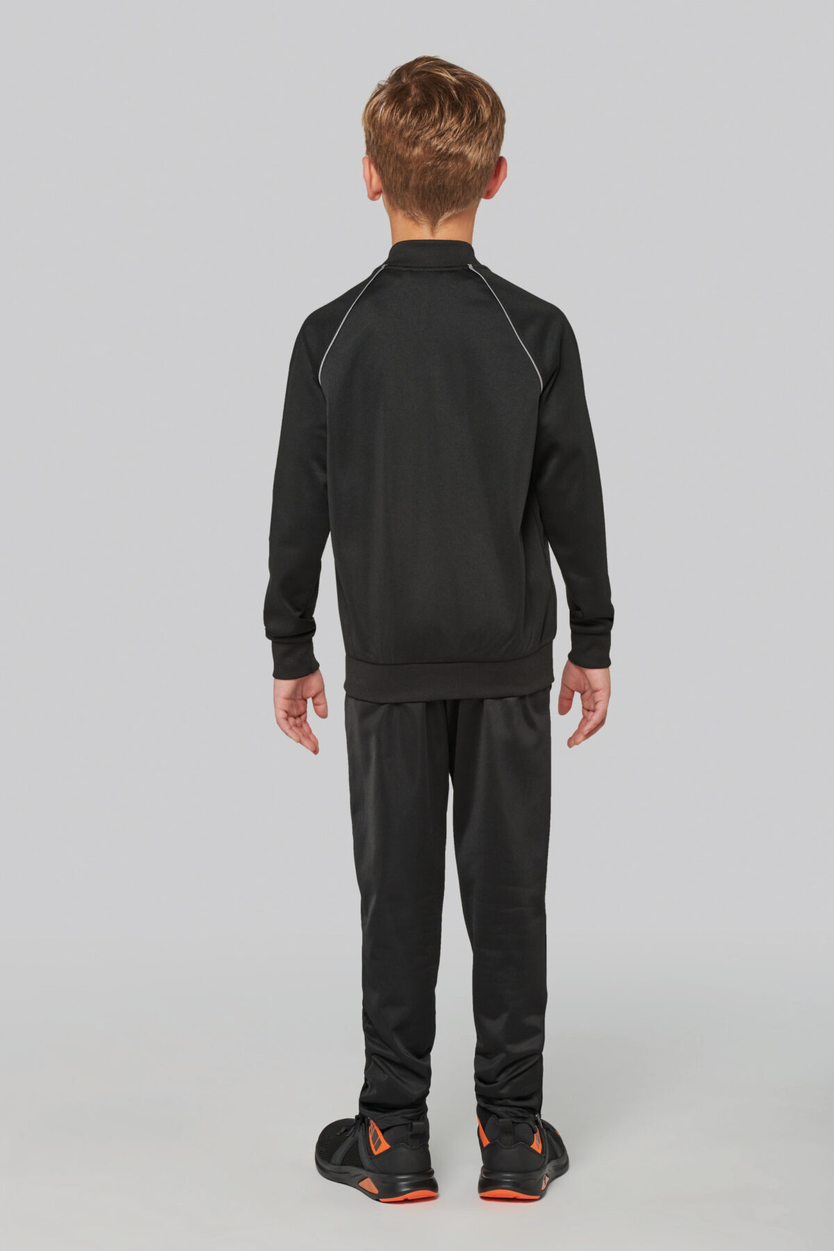 PA385 - Veste de survêtement zippée avec liseré enfant – Image 5