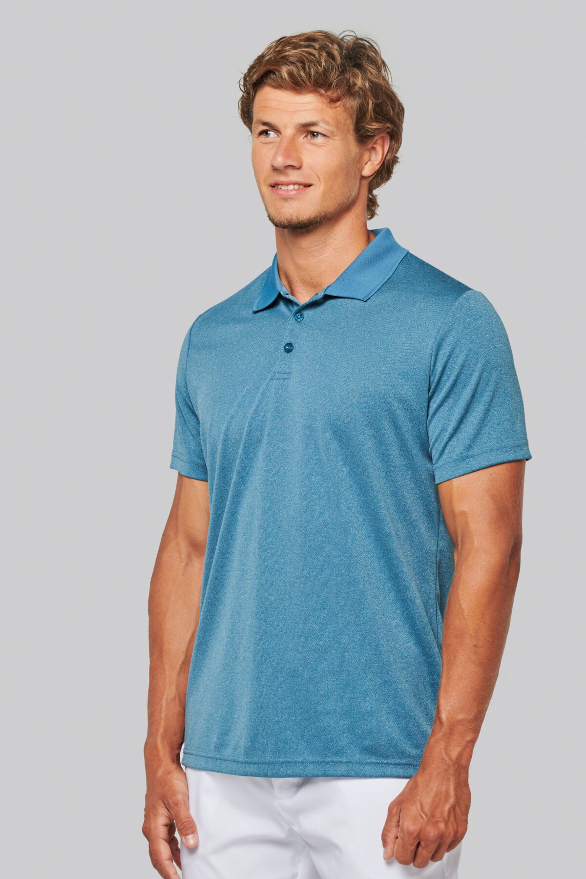 Polo chiné manches courtes - PA496 – Image 1