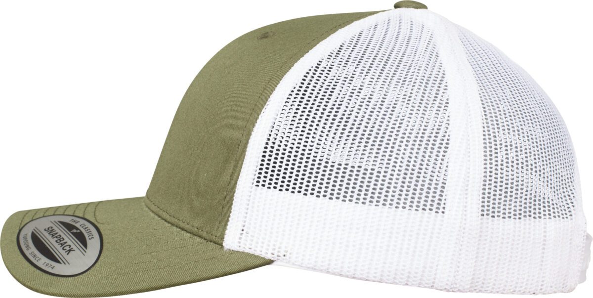 Casquette retro trucker bicolore - FL6606T – Image 10