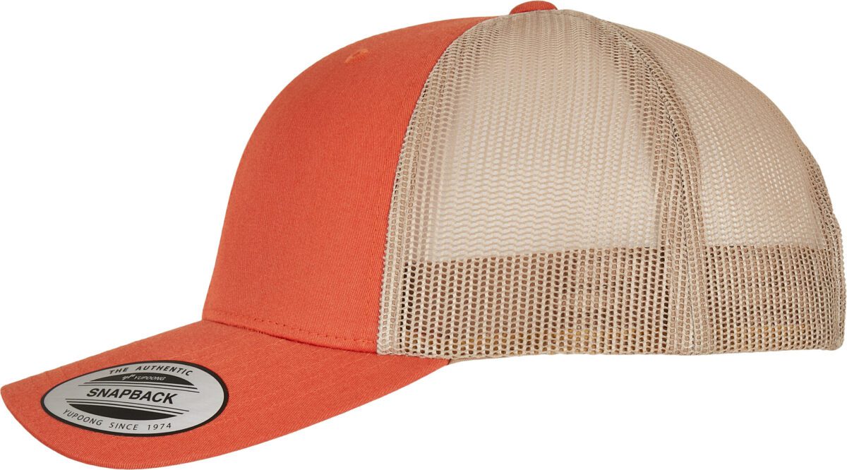 Casquette retro trucker bicolore - FL6606T – Image 54