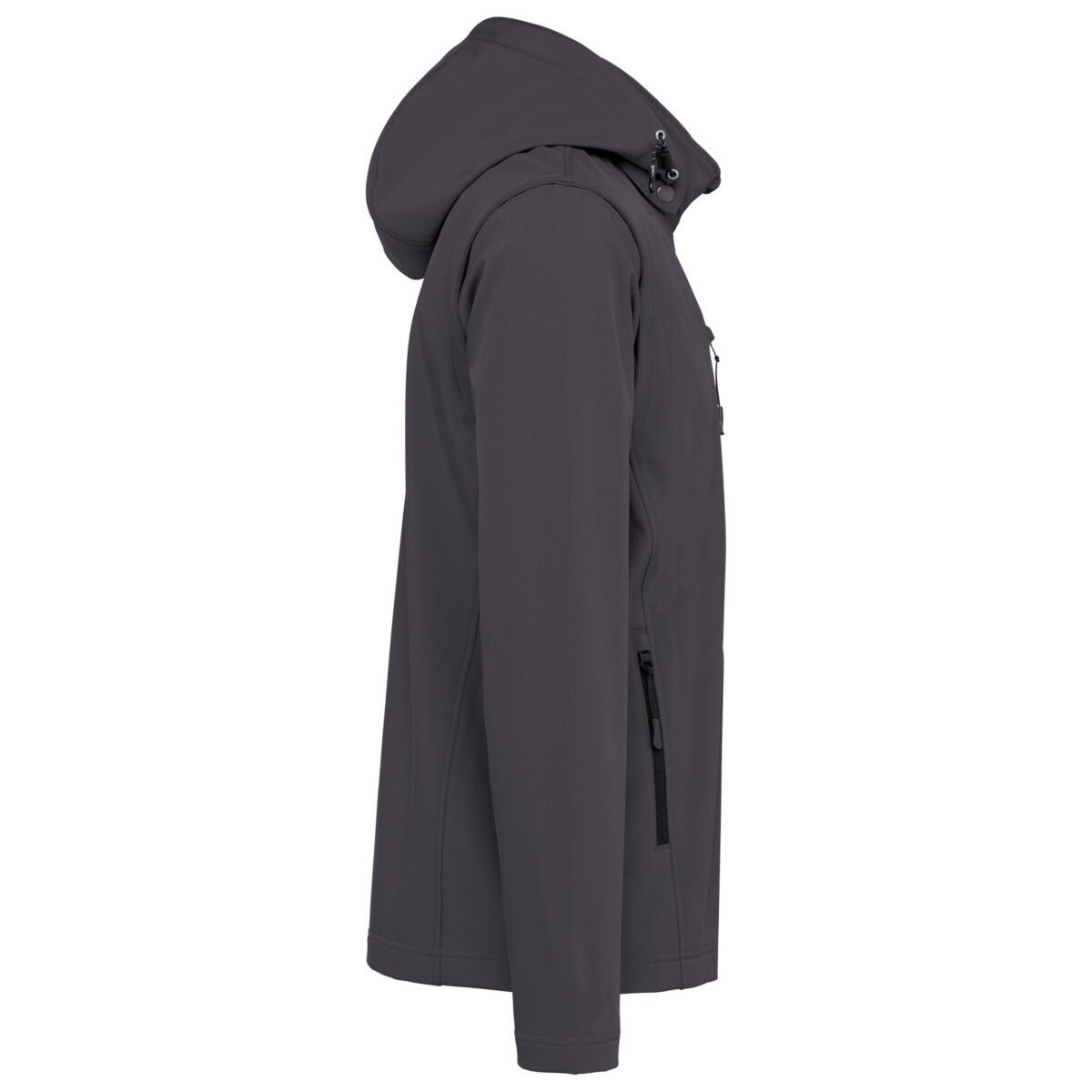 Veste Softshell 3 couches à capuche avec manches amovibles unisexe - K422 – Image 10