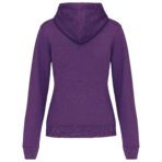 Sweat-shirt capuche contrastée femme - K465 – Image 37