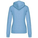 Sweat-shirt capuche contrastée femme - K465 – Image 41