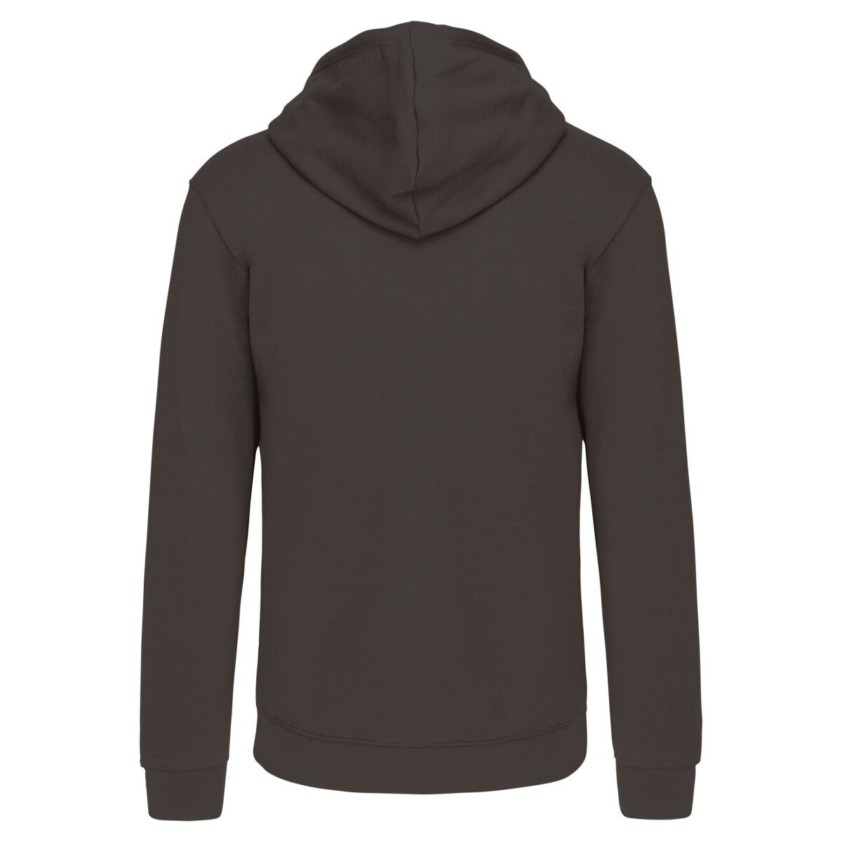 Sweat-shirt personnalisé zippé capuche contrastée - K466 – Image 28