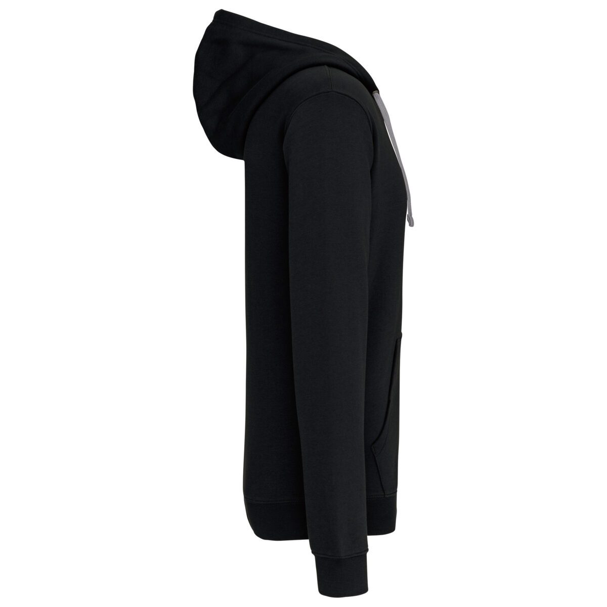Sweat-shirt personnalisé zippé capuche contrastée - K466 – Image 23
