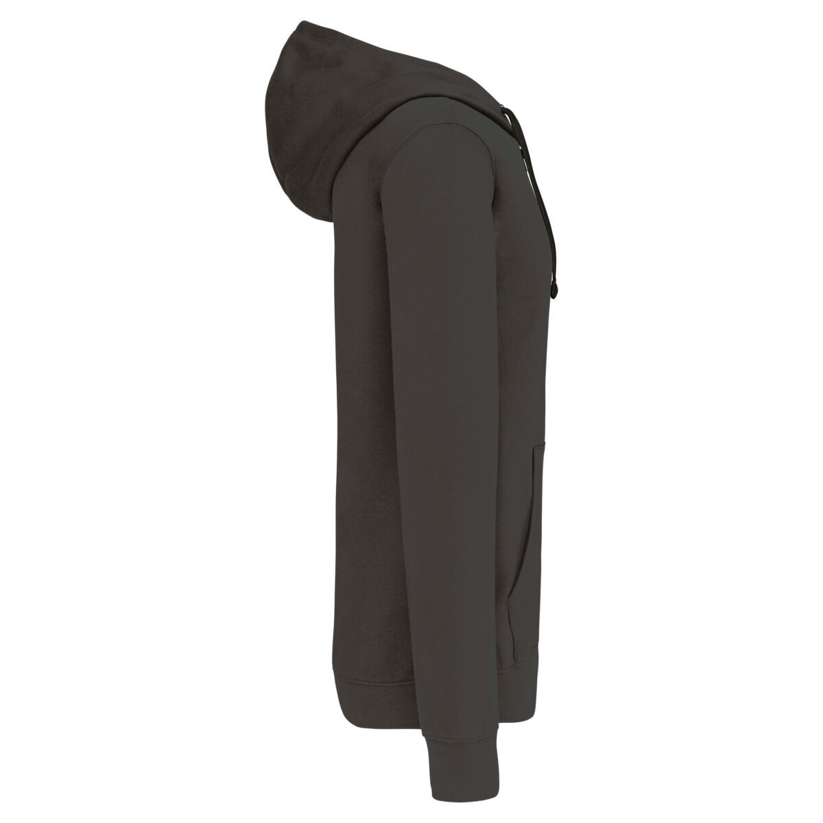 Sweat-shirt personnalisé zippé capuche contrastée - K466 – Image 29