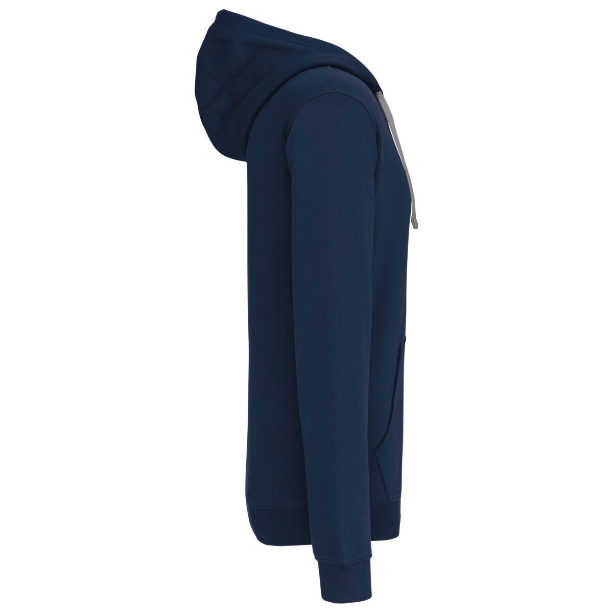 Sweat-shirt personnalisé zippé capuche contrastée - K466 – Image 35