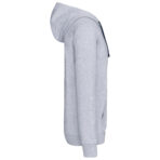 Sweat-shirt personnalisé zippé capuche contrastée - K466 – Image 39