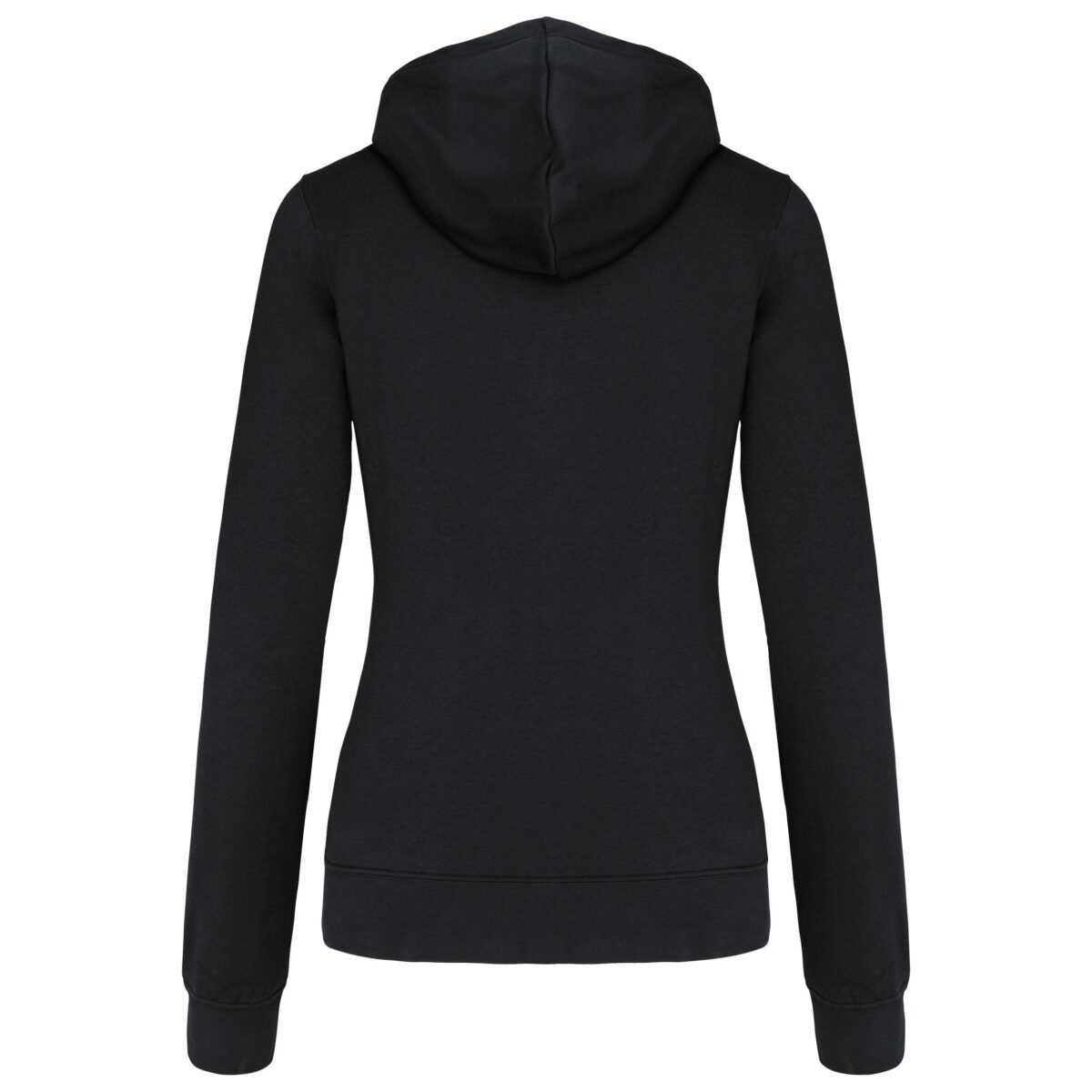 Sweat-shirt personnalisé zippé capuche contrastée femme - K467 – Image 13