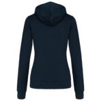 Sweat-shirt personnalisé zippé capuche contrastée femme - K467 – Image 19