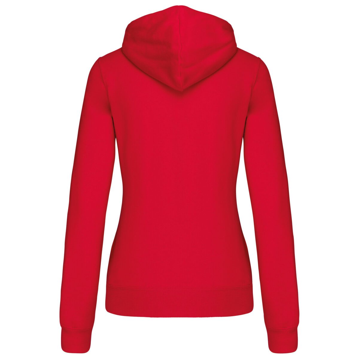 Sweat-shirt personnalisé zippé capuche contrastée femme - K467 – Image 23