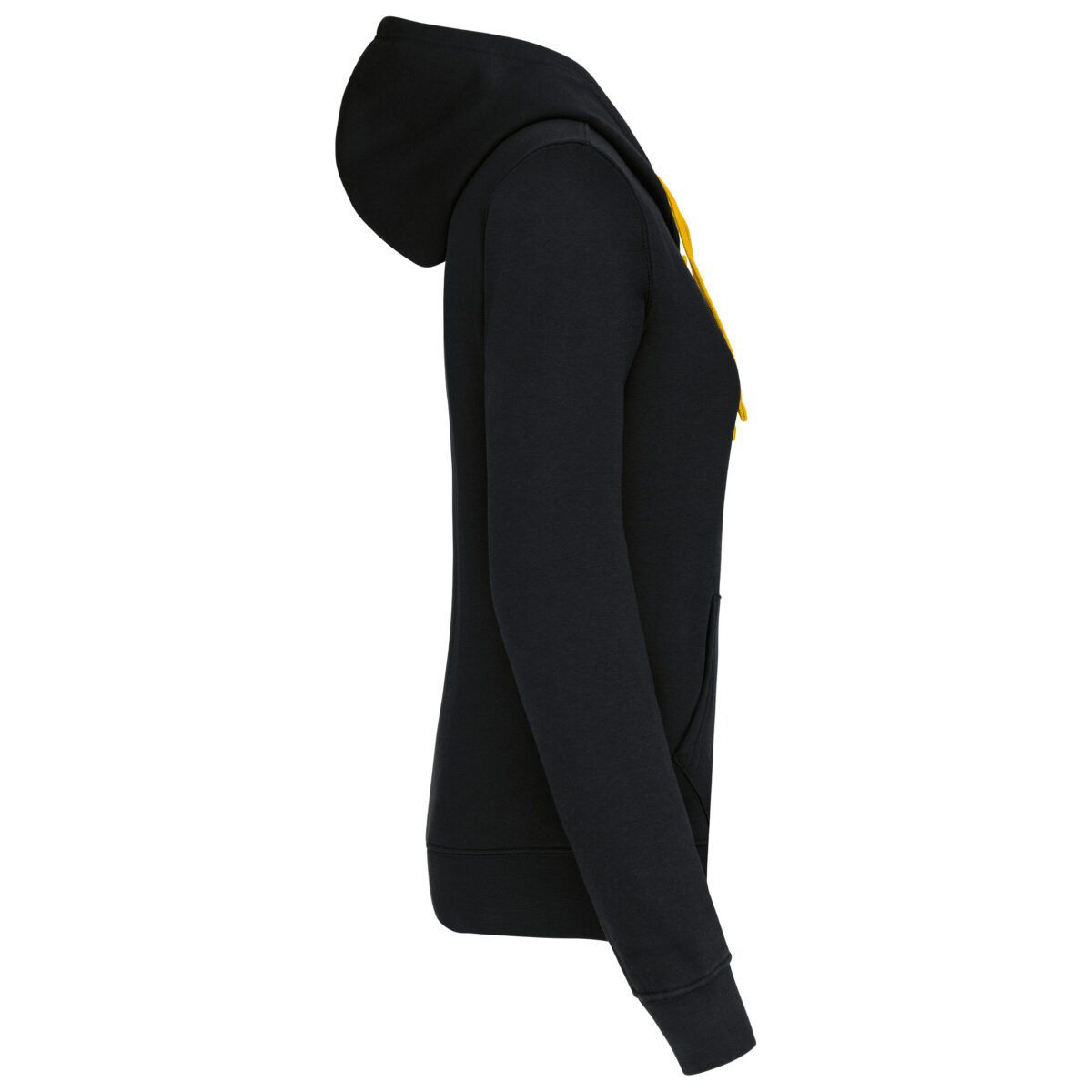 Sweat-shirt personnalisé zippé capuche contrastée femme - K467 – Image 18