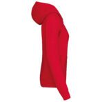 Sweat-shirt personnalisé zippé capuche contrastée femme - K467 – Image 24