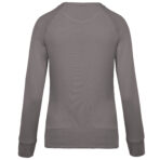 Sweat-shirt Bio col rond manches raglan femme - K481 – Image 41