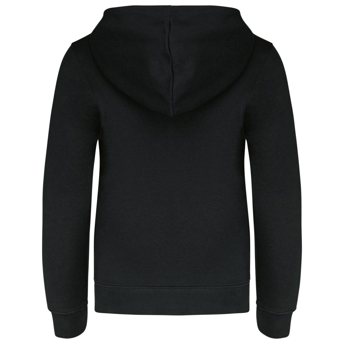 Sweat-shirt personnalisé contrasté zippé capuche enfant - K486 – Image 10