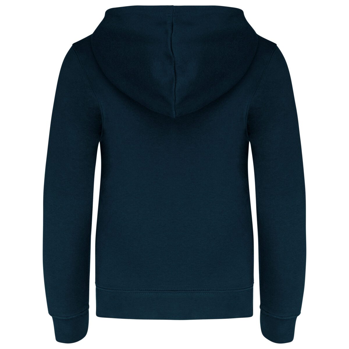 Sweat-shirt personnalisé contrasté zippé capuche enfant - K486 – Image 14