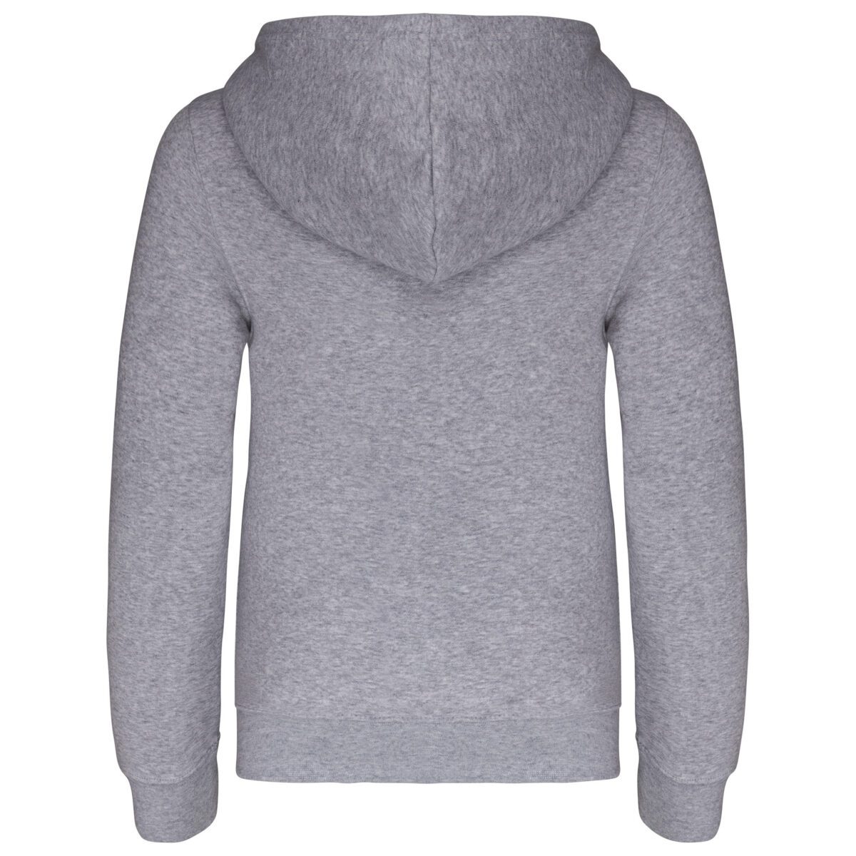 Sweat-shirt personnalisé contrasté zippé capuche enfant - K486 – Image 16