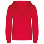 Sweat-shirt personnalisé contrasté zippé capuche enfant - K486 – Image 18