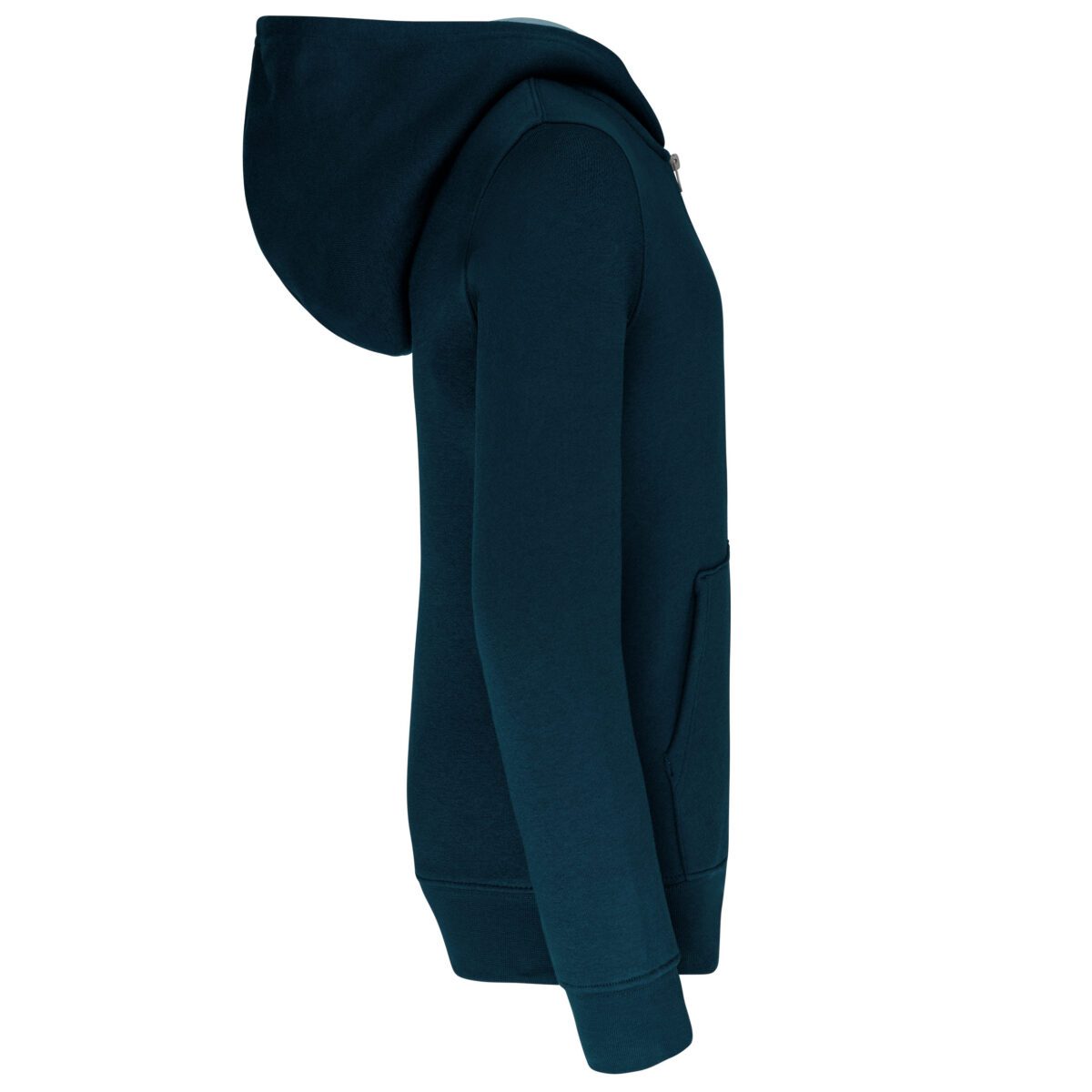 Sweat-shirt personnalisé contrasté zippé capuche enfant - K486 – Image 15