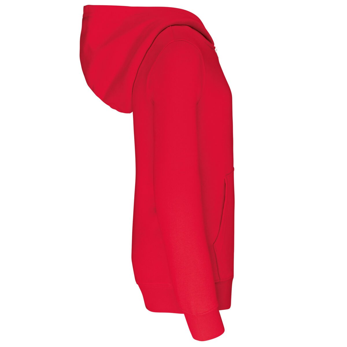 Sweat-shirt personnalisé contrasté zippé capuche enfant - K486 – Image 19
