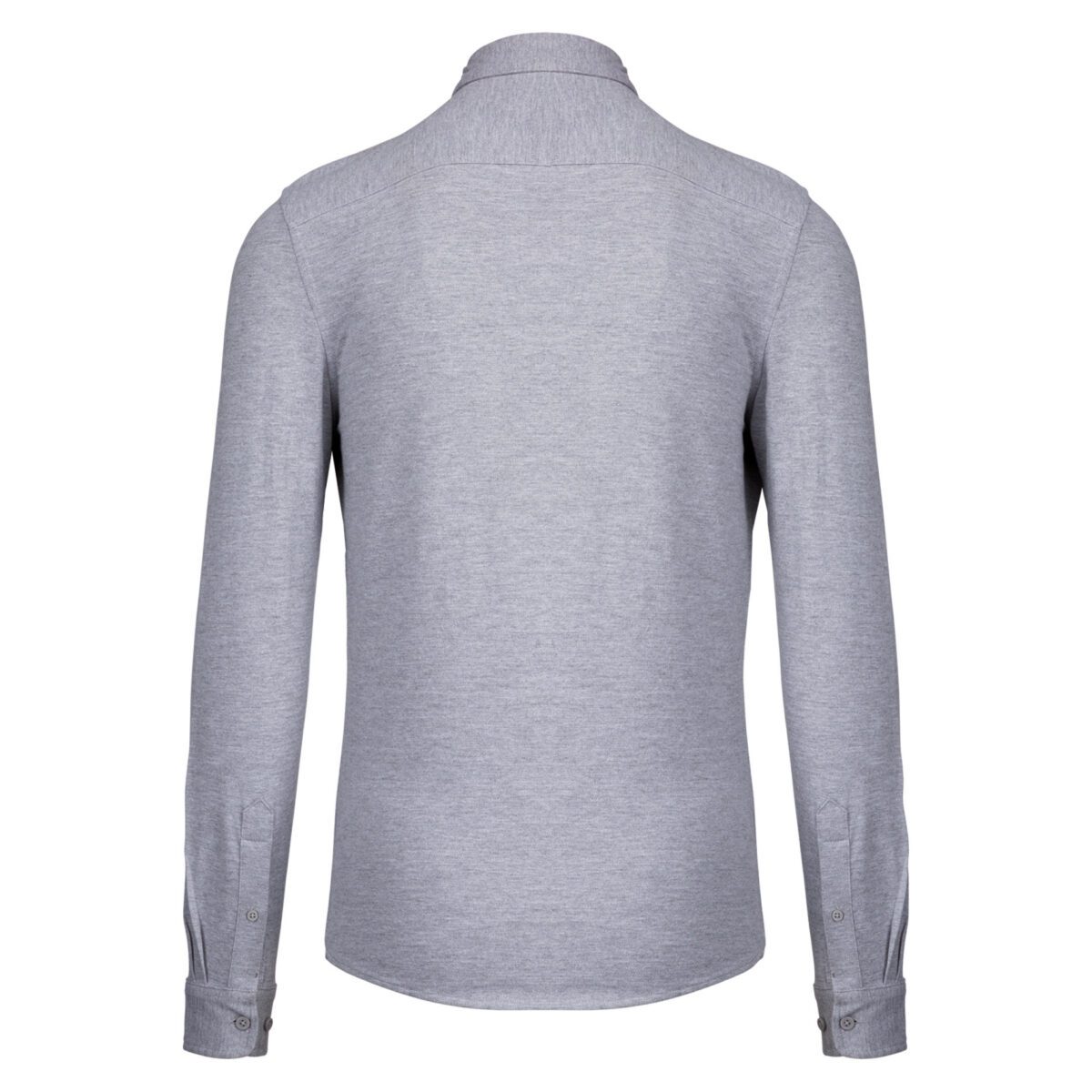 Chemise maille piquée manches longues - K508 – Image 12