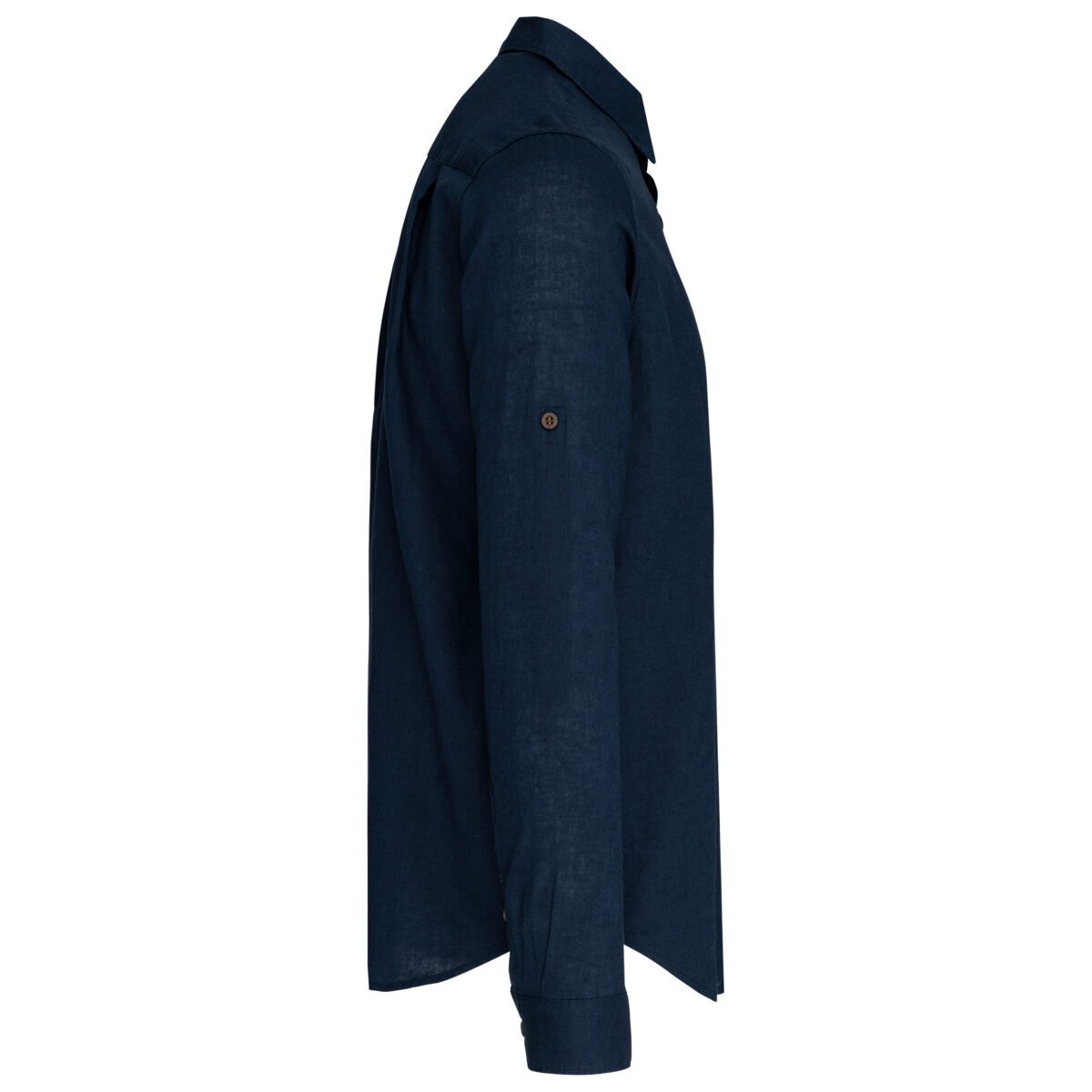 Chemise lin et coton manches longues homme - K588 – Image 12