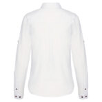 Chemise lin et coton manches longues femme - K589 – Image 14